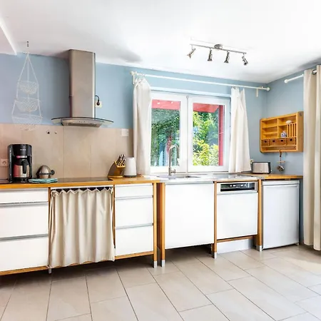 Finnhuette Mit Kamin Und Meerblick - Balkon Horská chata