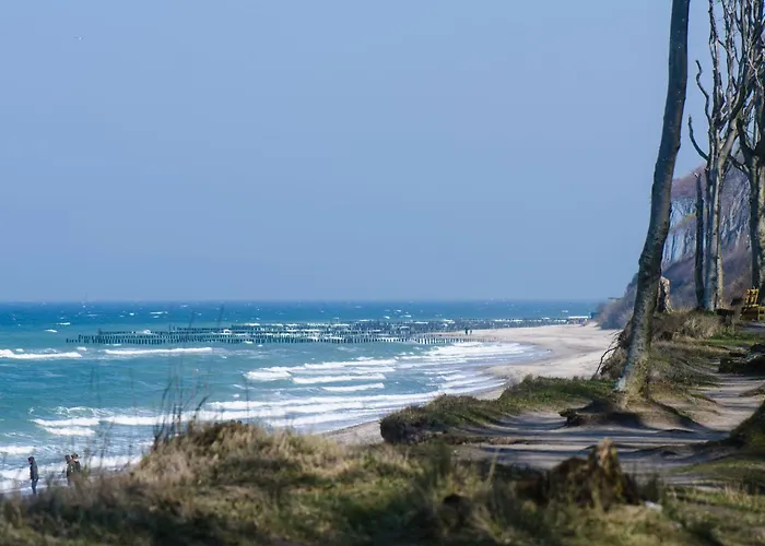 Finnhütte Mit Kamin Und Meerblick - Balkon Chalet Ostseebad Nienhagen